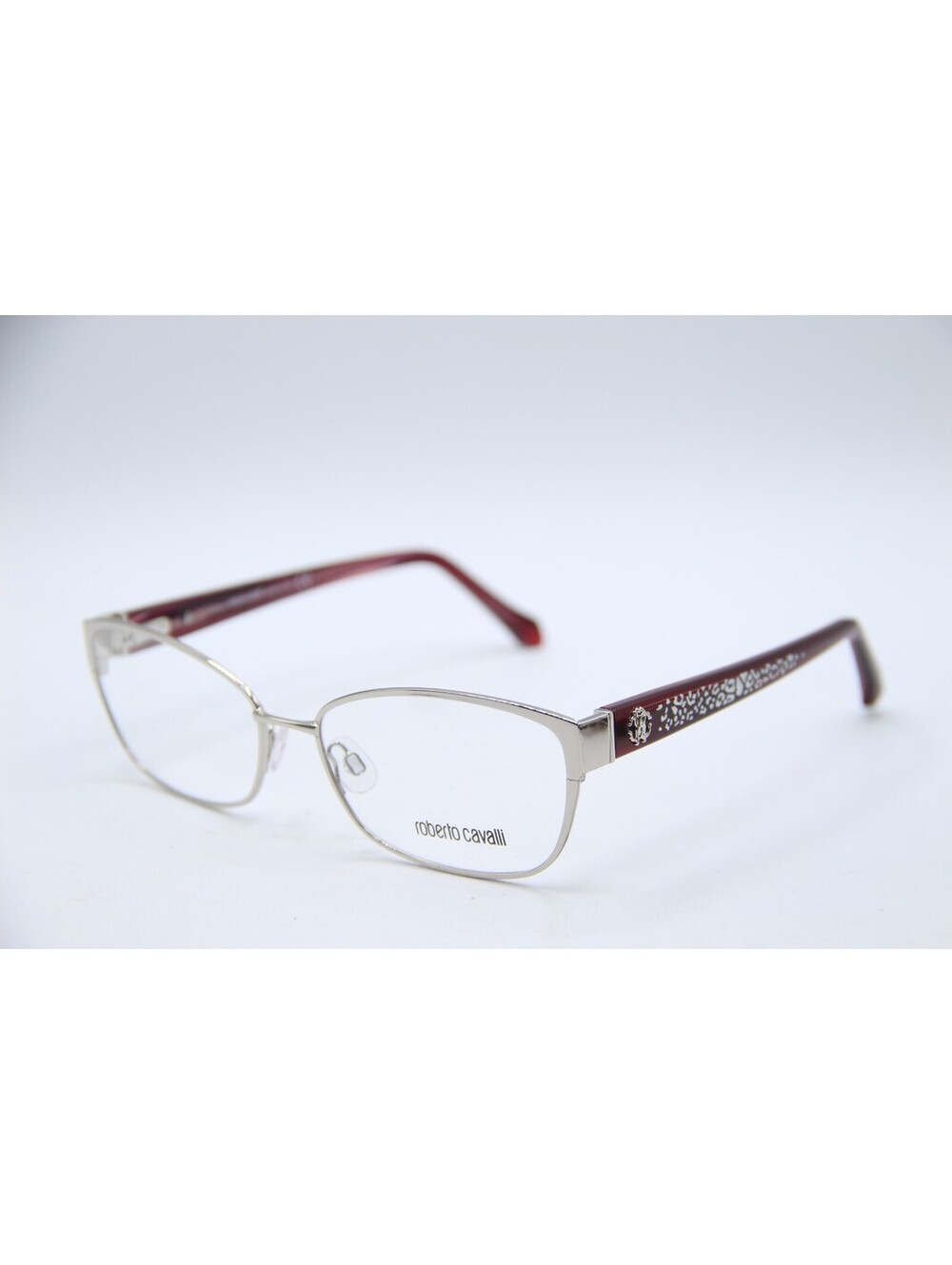 Roberto Cavalli Buti 5024 016 Silver Purple Authentic Eyeglasses 56-16-140